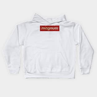 Magnum - SIMPLE RED VINTAGE Kids Hoodie